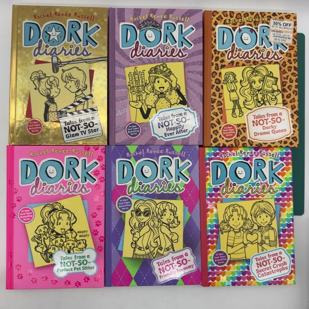 Dork Diaries Books 1-14 Complete Hardcover Set Rachel Renee Russell Lot